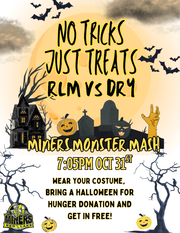 MINERS HOME GAME DAY VS. ICE DOGS – OCT 31